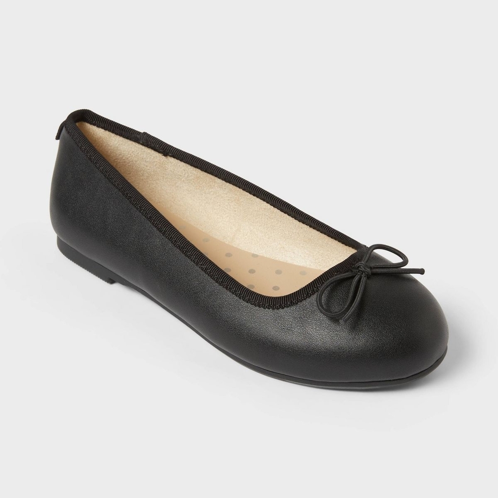 Cat & Jack Black Bow Flats